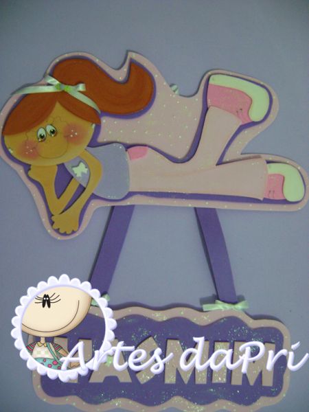 Enfeite de Porta menina